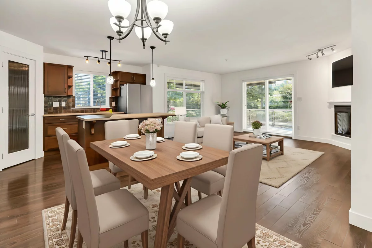 Living Room Photo of 108 2038 Sandalwood Crescent, Abbotsford, BC