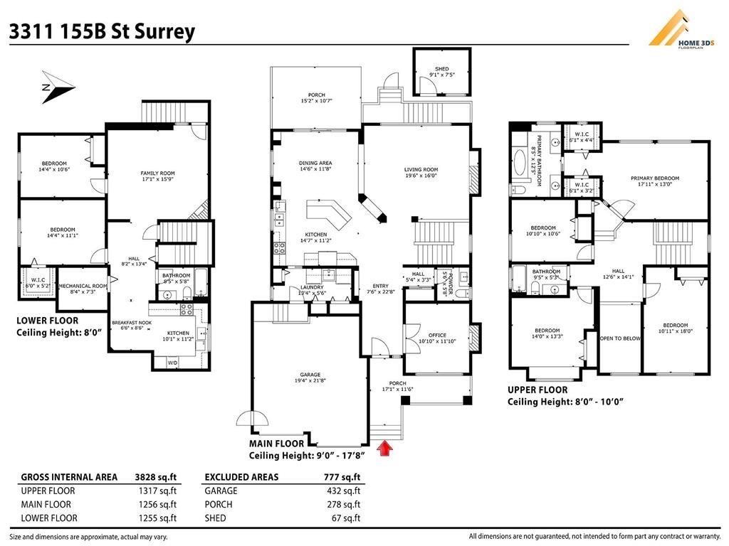 Entry Foyer Photo of 3311 155b Street, Surrey, BC
