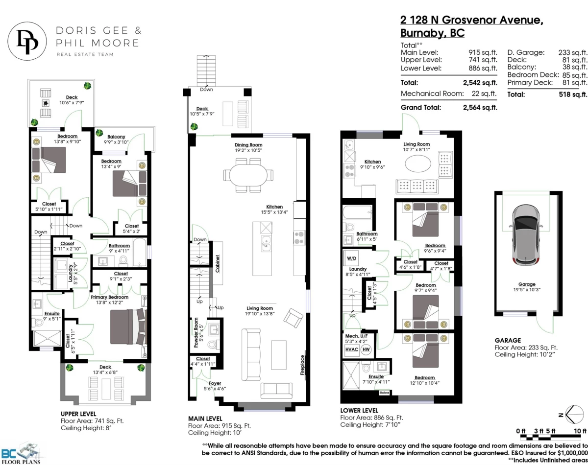 Family Room Photo of 2 128 N Grosvenor Avenue, Burnaby, BC