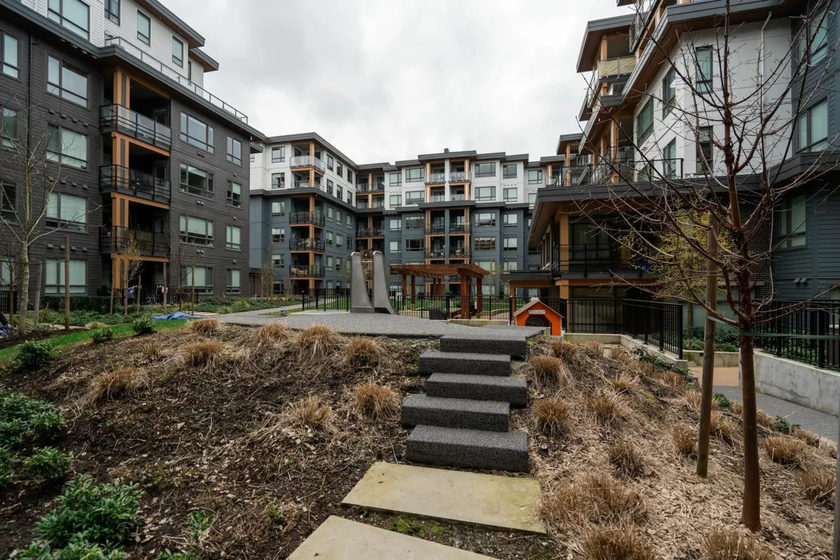 Aerial View of 101 741 Anskar Court, Coquitlam, BC
