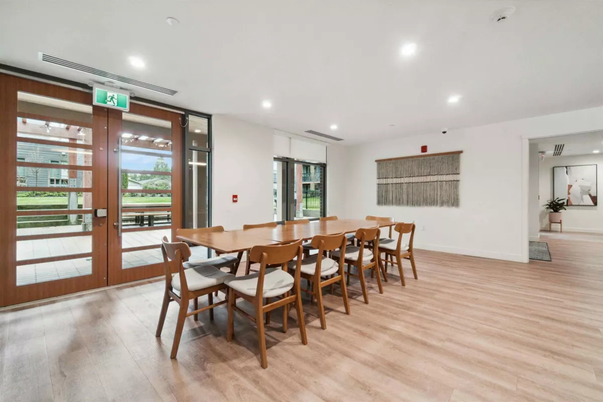 Backyard Photo of 101 741 Anskar Court, Coquitlam, BC