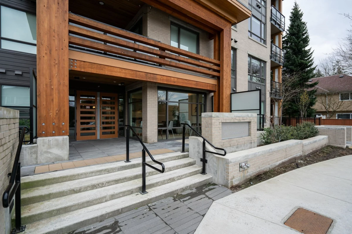 Exterior Rear Photo of 101 741 Anskar Court, Coquitlam, BC