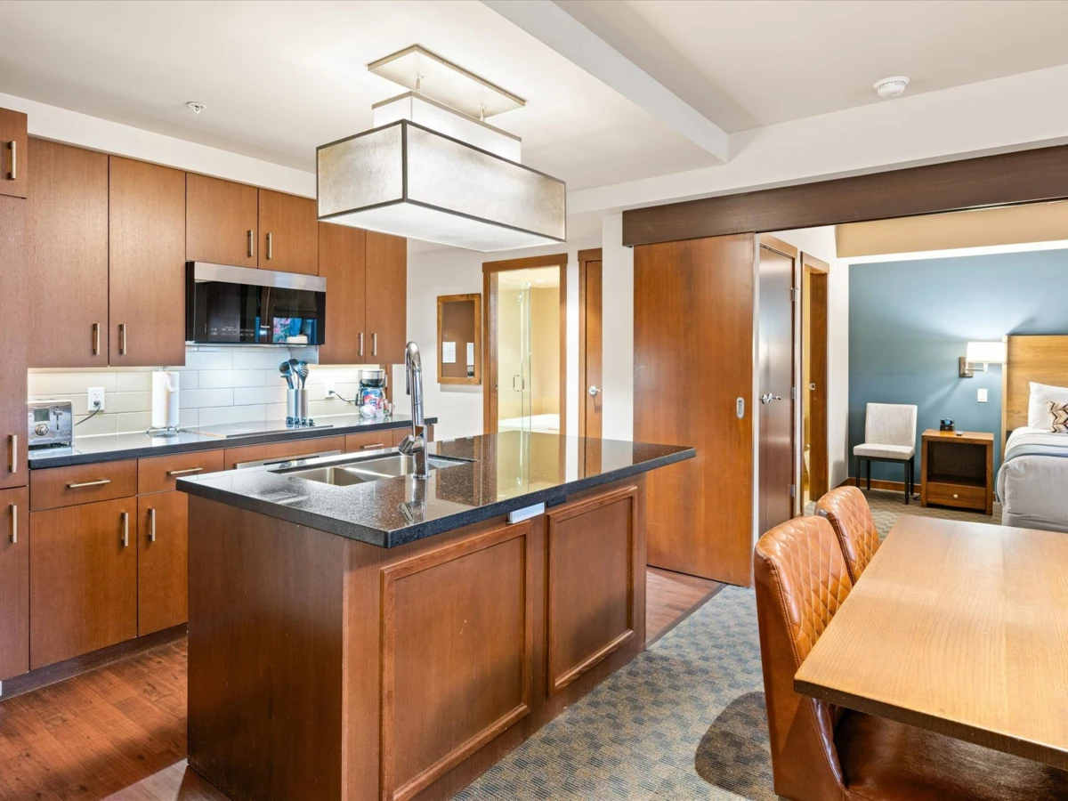 Kitchen Island Photo of 106A 2020 London Lane, Whistler, BC