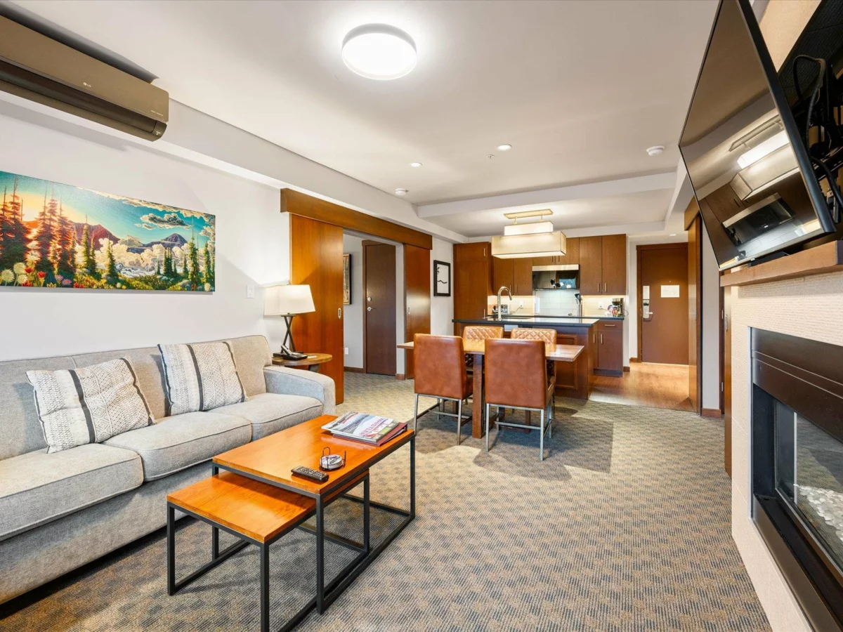 Living Room Photo of 106A 2020 London Lane, Whistler, BC