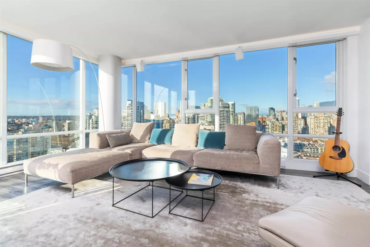 Exterior Rear Photo of 3307 1033 Marinaside Crescent, Vancouver, BC