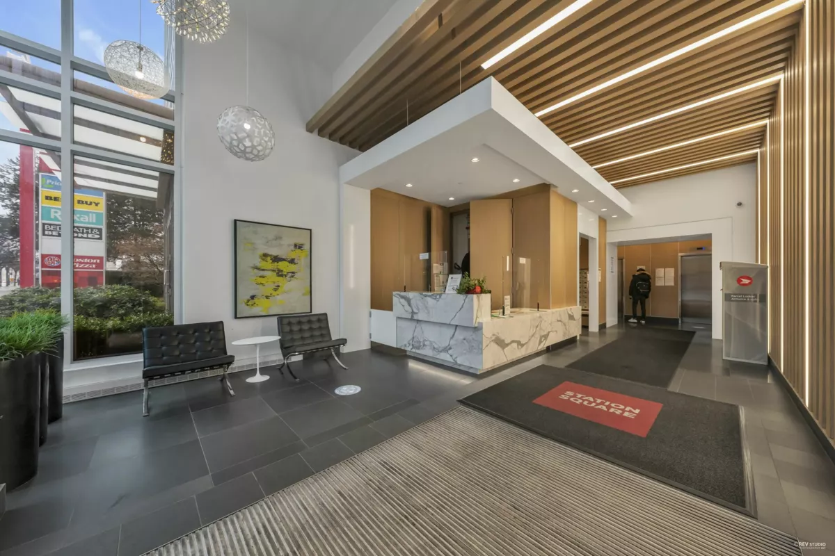 Aerial View of 2109 4688 Kingsway Way, Burnaby, BC