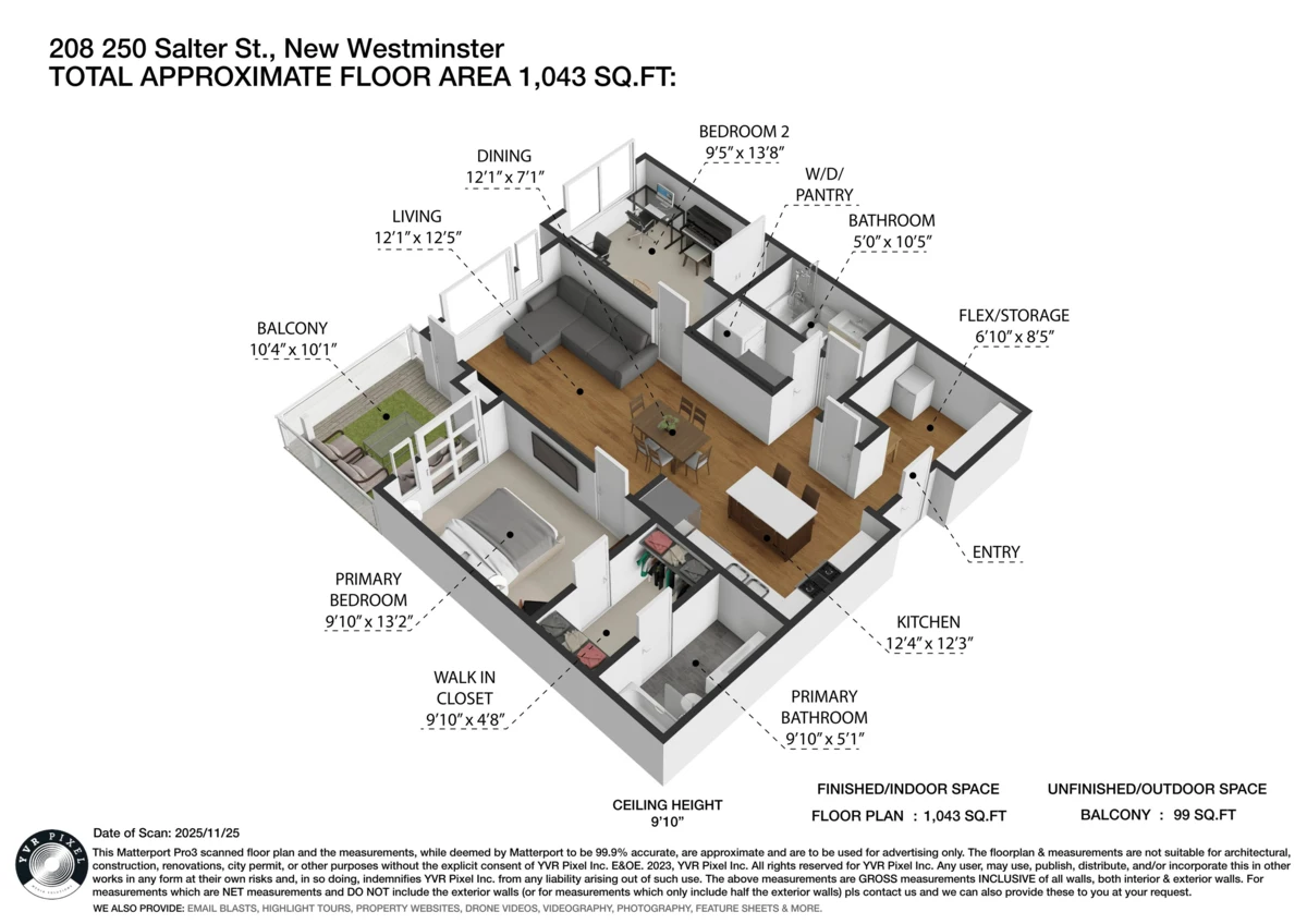 Dining Area Photo of 208 250 Salter Street, New Westminster, BC
