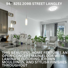 94 8251 209b Street, Langley, BC, Langley — Townhouse for sale