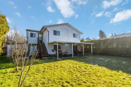 Aerial View of 9113 145a Street, Surrey, BC