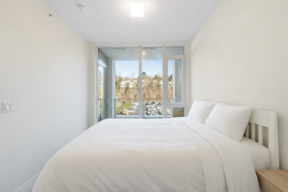 Bedroom 3 Photo of 411 3538 Sawmill Crescent, Vancouver, BC