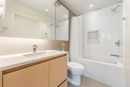 Powder Room Photo of 411 3538 Sawmill Crescent, Vancouver, BC