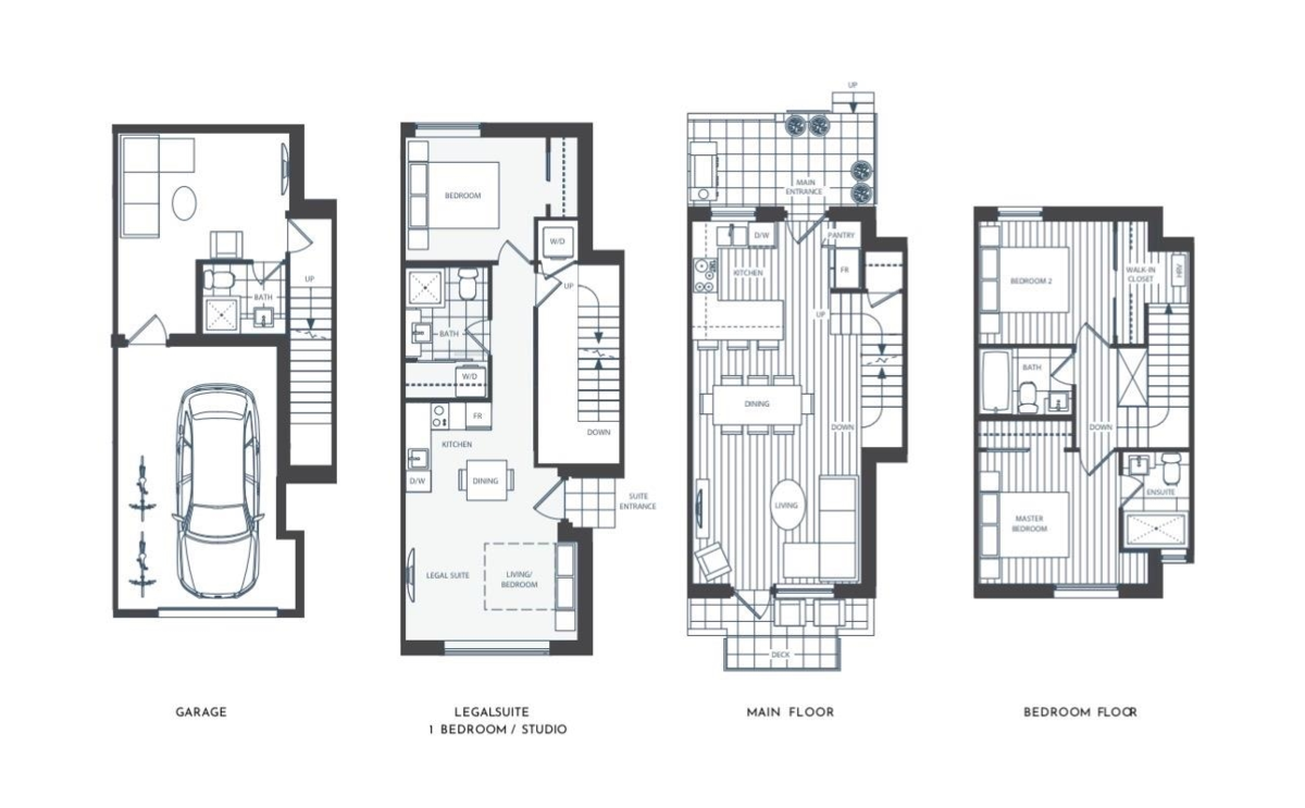 Staircase Photo of 33 720 E 3rd Street, North Vancouver, BC