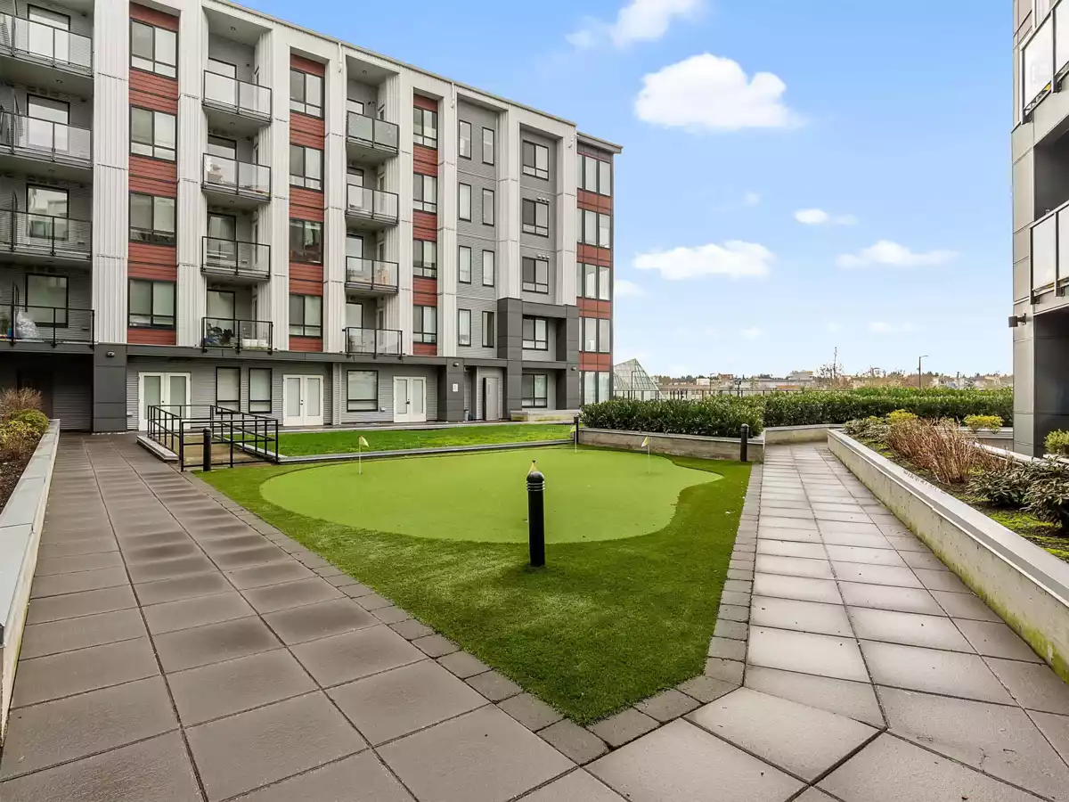 Aerial View of 310 20360 Logan Avenue, Langley, BC