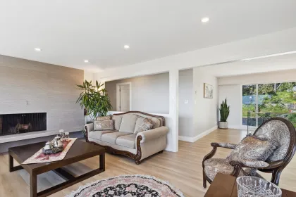 Aerial View of 1111 Gilston Road, West Vancouver, BC