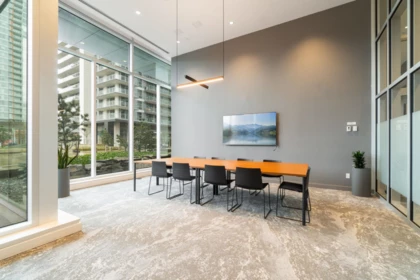 Aerial View of 2801 3833 Evergreen Place, Burnaby, BC