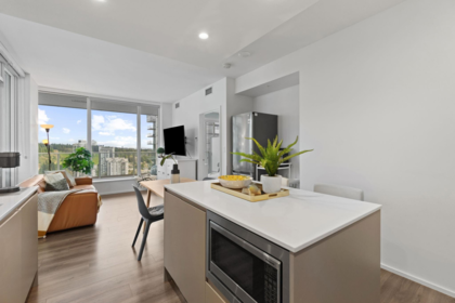 Kitchen Island Photo of 2801 3833 Evergreen Place, Burnaby, BC