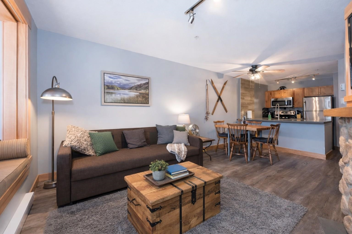 Living Room Photo of 433 4314 Main Street, Whistler, BC