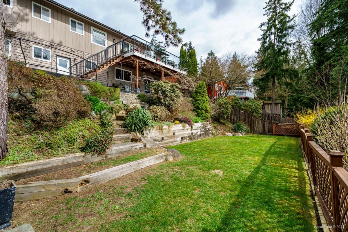 Aerial View of 248 Harvard Drive, Port Moody, BC