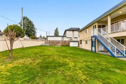 Aerial View of 9309 134 Street, Surrey, BC