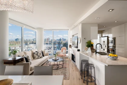 Kitchen Island Photo of 505 1201 Marinaside Crescent, Vancouver, BC