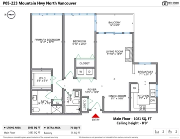 Primary Bedroom Photo of PH05 223 Mountain Highway, North Vancouver, BC