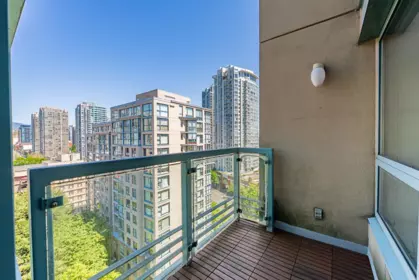 Outdoor Deck Photo of 1304 283 Davie Street, Vancouver, BC