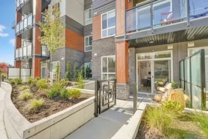 Aerial View of 108 12143 223 Street, Maple Ridge, BC