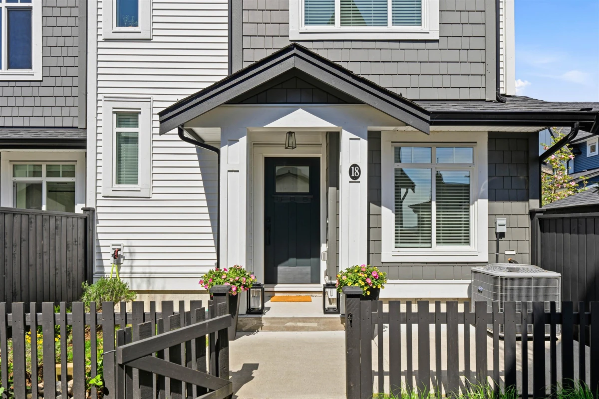Exterior Rear Photo of 18 6897 201 Street, Langley, BC