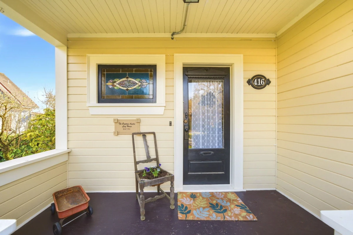 Exterior Rear Photo of 416 Second Street, New Westminster, BC