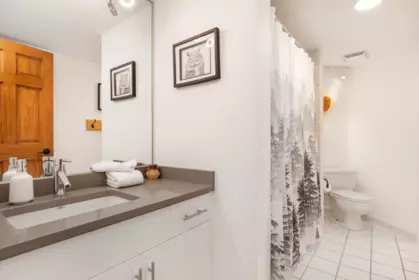 Guest Bathroom Photo of 423 4809 Spearhead Drive, Whistler, BC