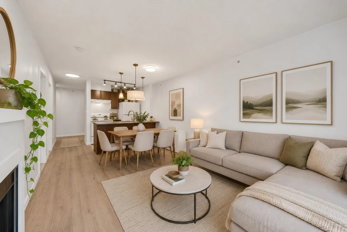 Living Room Photo of 610 1178 Heffley Crescent, Coquitlam, BC