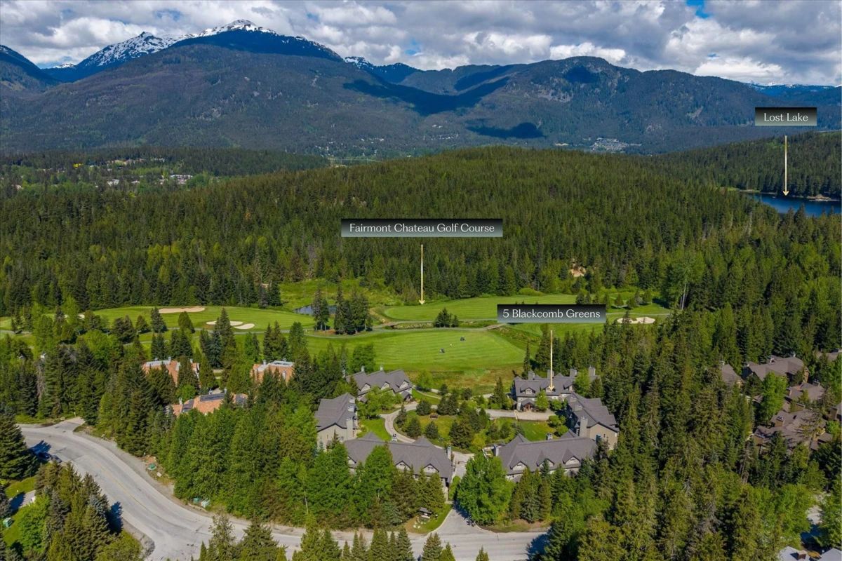 Exterior Rear Photo of 5 4644 Blackcomb Way, Whistler, BC