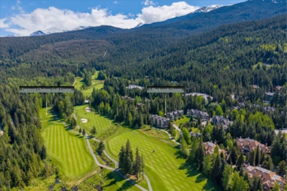 Aerial View of 5 4644 Blackcomb Way, Whistler, BC