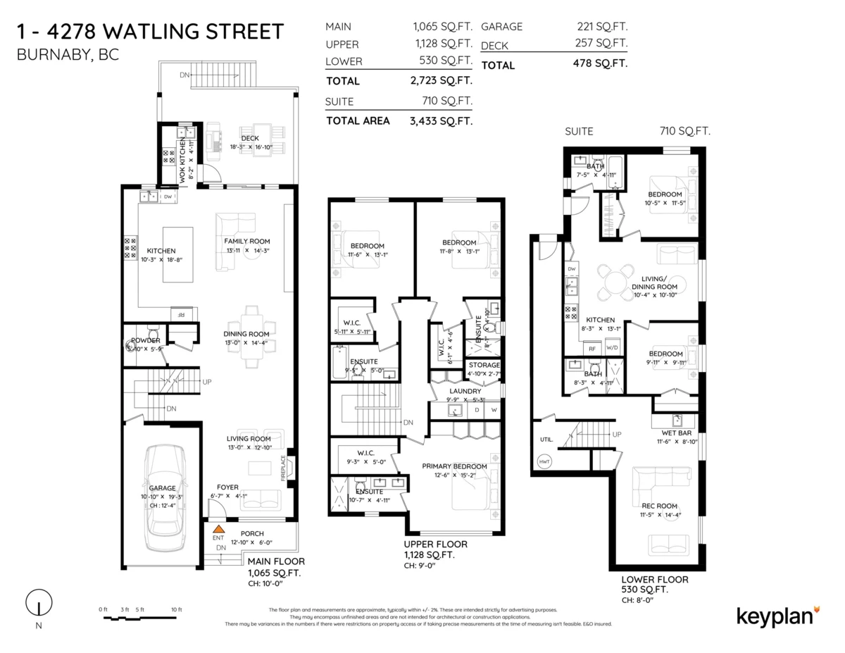 Family Room Photo of 1 4278 Watling Street, Burnaby, BC