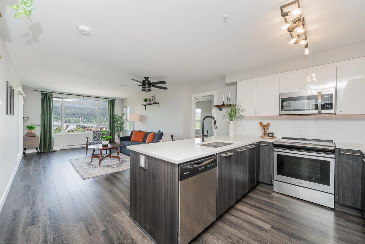 Family Room Photo of 414 2525 Clarke Street, Port Moody, BC
