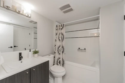 Basement Recreation Room Photo of 414 2525 Clarke Street, Port Moody, BC