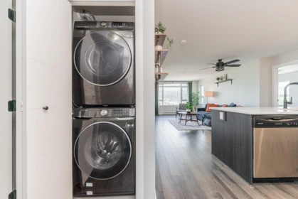 Laundry Room Photo of 414 2525 Clarke Street, Port Moody, BC