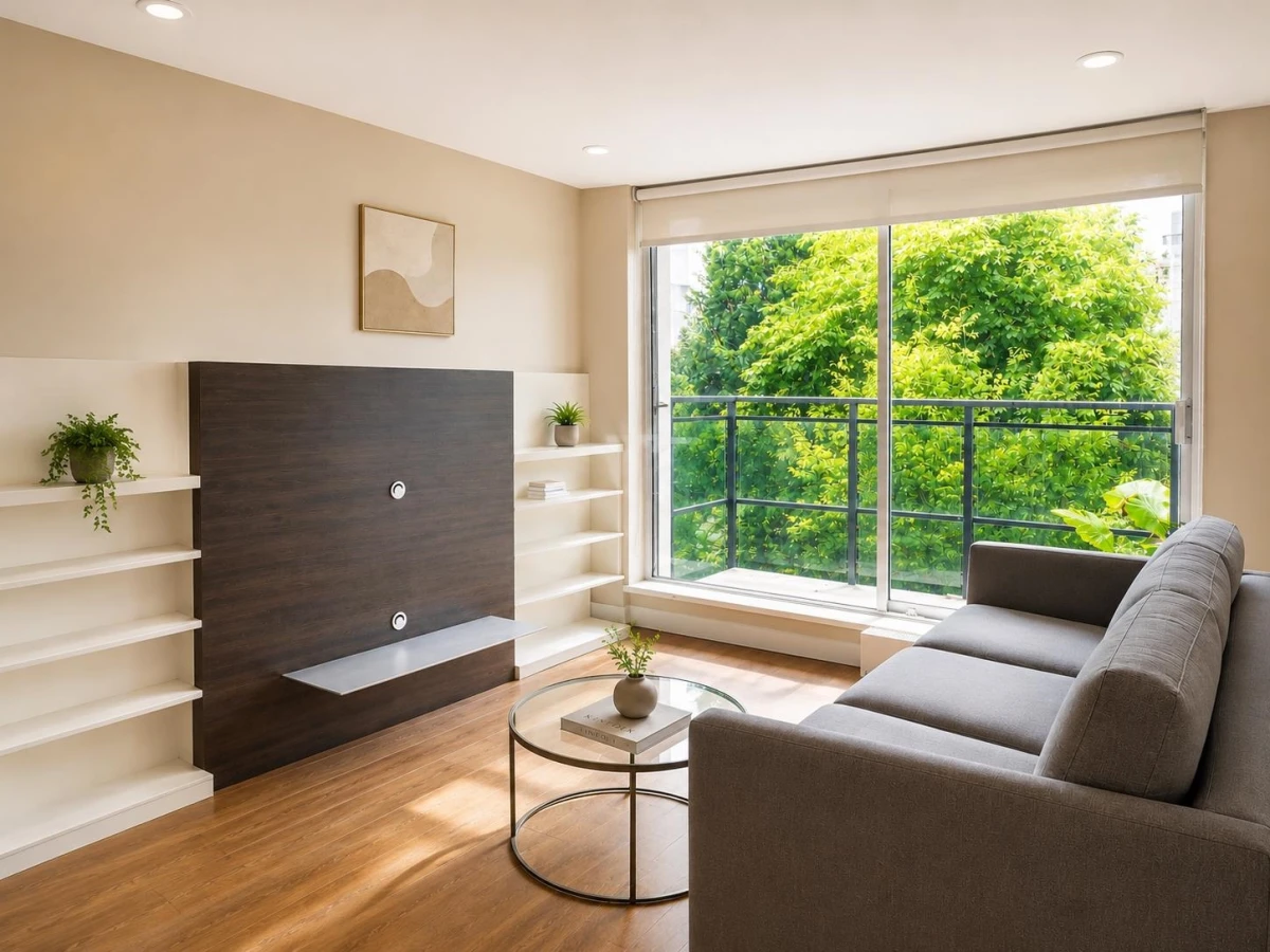 Living Room Photo of 303 13398 104 Avenue, Surrey, BC