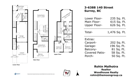 Garage Interior Photo of 3 6388 140 Street, Surrey, BC