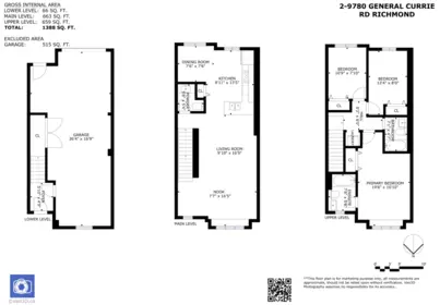 Aerial View of 2 9780 General Currie Road, Richmond, BC