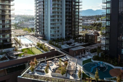Outdoor Patio Photo of 3807 4168 Lougheed Highway, Burnaby, BC