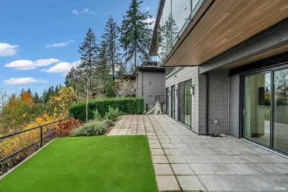 Aerial View of 3018 Burfield Place, West Vancouver, BC
