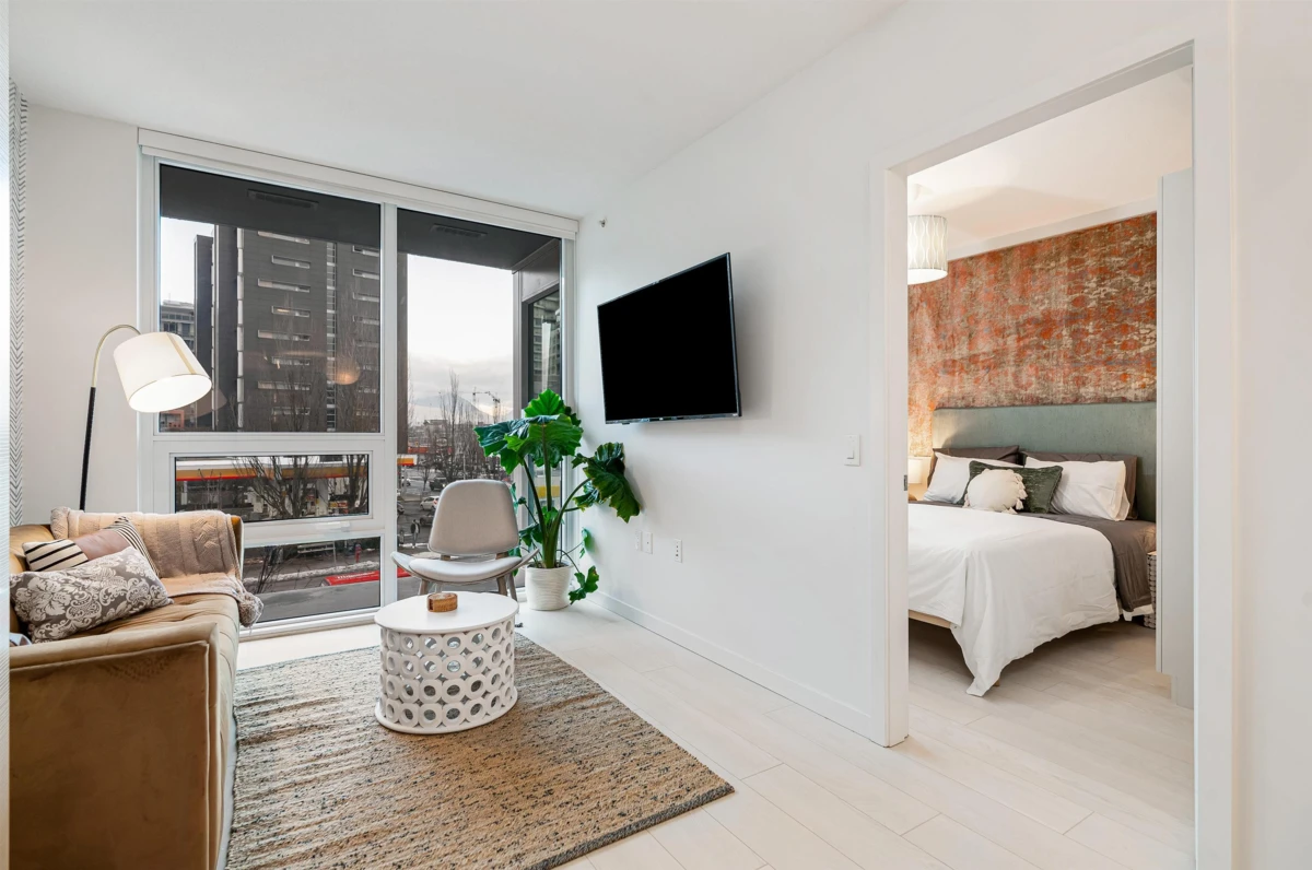 Living Room Photo of 204 180 E 2nd Avenue, Vancouver, BC