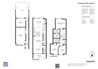 Aerial View of 38 21661 88 Avenue, Langley, BC