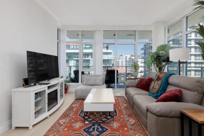 Primary Bedroom Photo of 708 185 Victory Ship Way, North Vancouver, BC