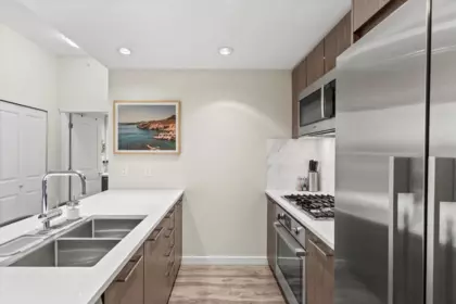 Kitchen Island Photo of 1106 3281 E Kent Avenue North, Vancouver, BC