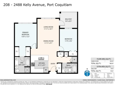 Walk-In Closet Photo of 208 2488 Kelly Avenue, Port Coquitlam, BC