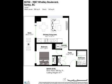 Laundry Room Photo of 2702 9887 Whalley Boulevard, Surrey, BC