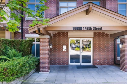 Exterior Rear Photo of 403 10088 148 Street, Surrey, BC