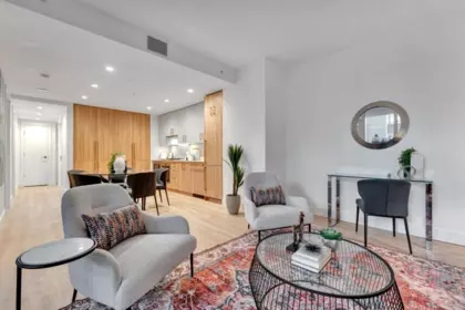 Living Room Photo of 105 2325 Emery Court, North Vancouver, BC
